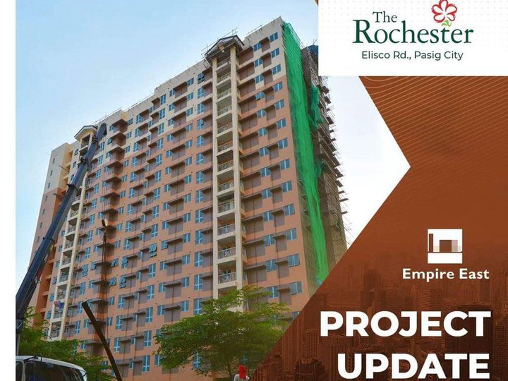 Cash payment The Rochester Garden 1 Bedroom Unit in Pasig near BGC Makati Pasay Ready for Occupancy