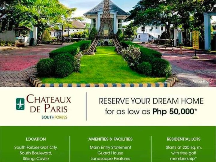 Chateaux de Paris | South Forbes  Silang, Cavite
