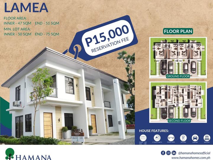 PRESELLING END UNIT 3BR HOUSE AND LOT IN MAGALANG PAMPANGA