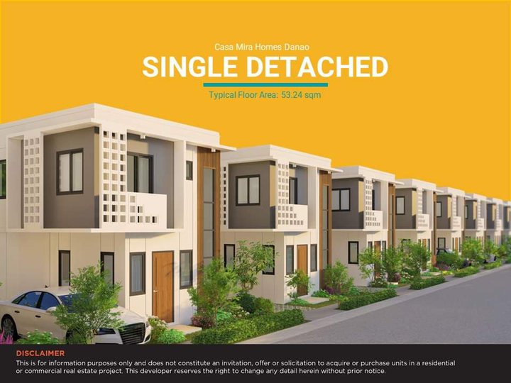 CASA MIRA HOMES DANAO  House and Lot Single Detached and Townhouse.
