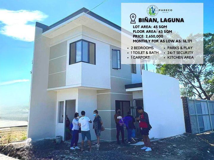 Affordable 2-Bedroom Single Attached House For Sale in Binan, Laguna