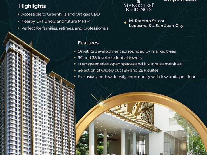 For Sale Studio unit in San Juan City along M.Paterno St. Rent to own near UERM