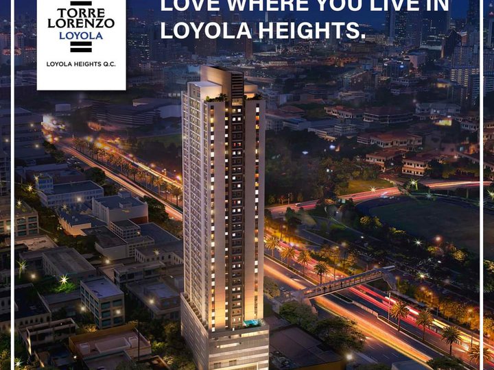 5% Down Payment Movein Condo in Ateneo De Manila  Torre Lorenzo Loyola