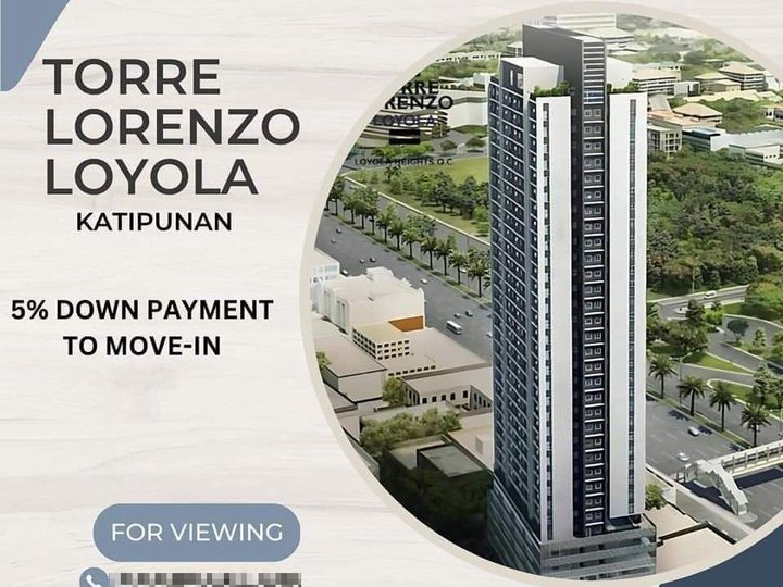 Near Turnover Condo in Ateneo De Manila Katipunan Torre Lorenzo Loyola