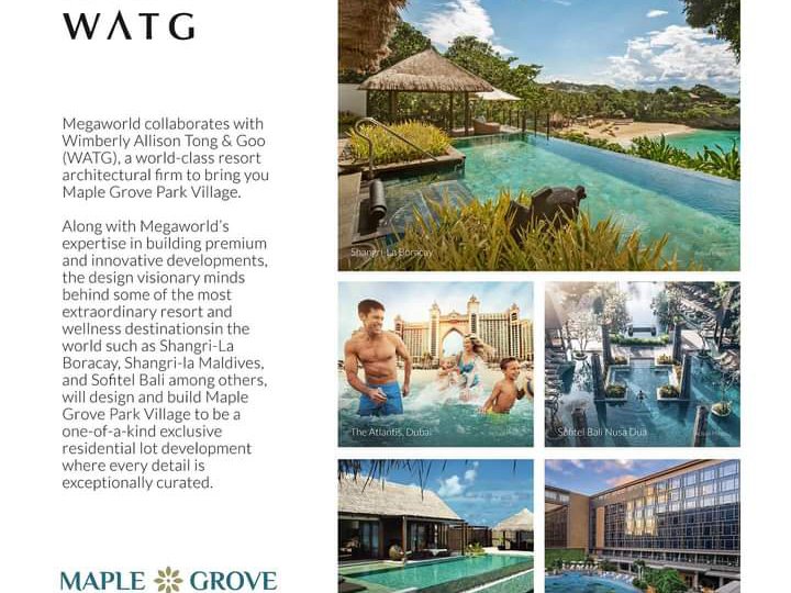 HIGH-END RESIDENTIAL LOTS, INSPIRED OF RESORT & SPA VILLAGE
