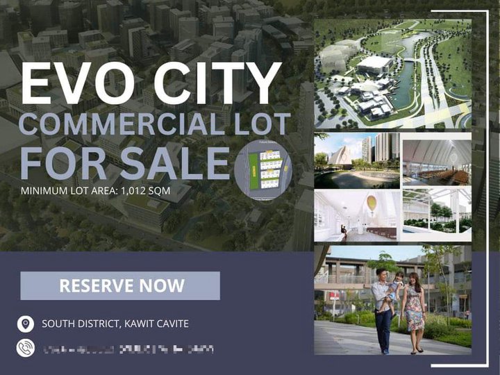 Evo City Prime Commercial Lot For Sale in Kawit Cavite