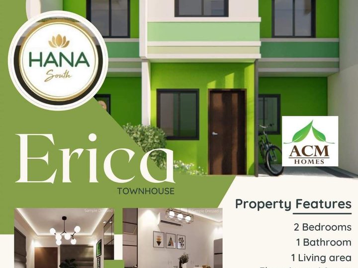 ERICA 2-Bedroom Townhouse FOR SALE. Your HOME in Green.