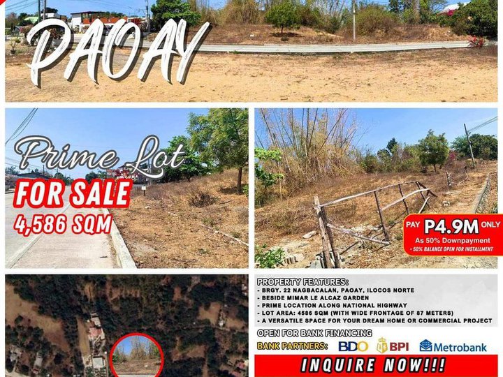 4586 sqm lot for Sale