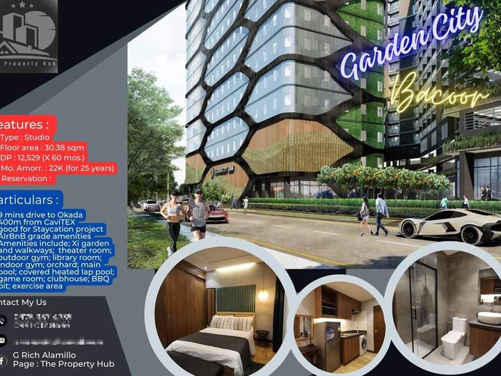 31.50 sqm Studio type Condominium units in Bacoor City
