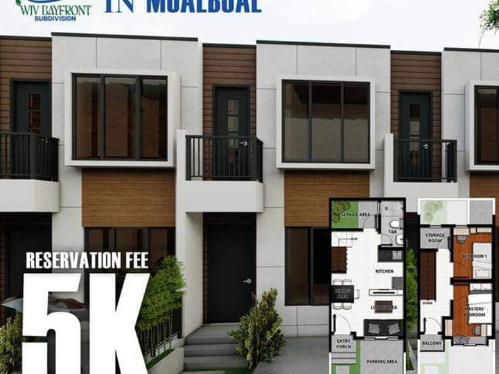 2-bedroom Townhouse For Sale in Moalboal Cebu