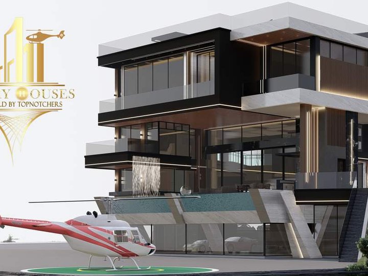 Ultra luxury house woth Helipad,with baent and roofseck