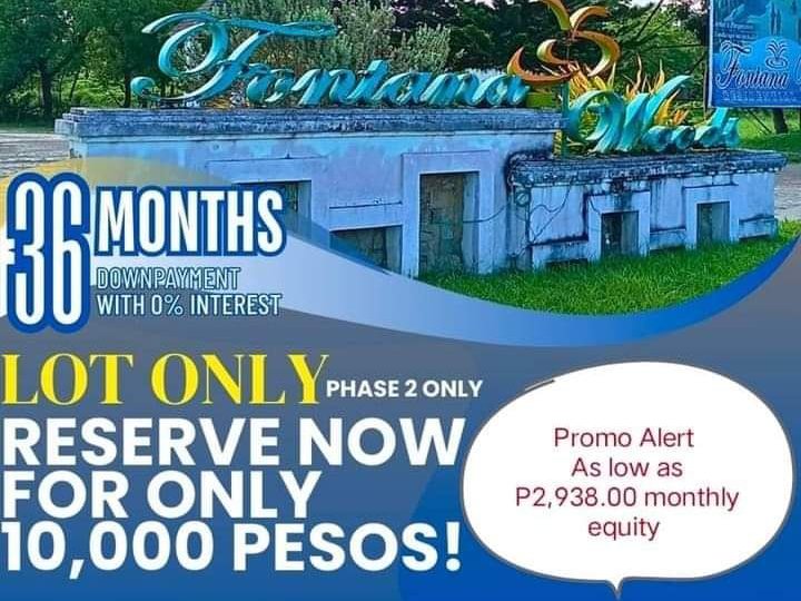 For sale Lot Only in Hinigaran @ Fontana Woods Subdivision