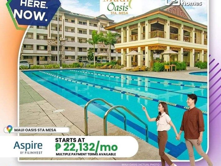 33.78 sqm 2-bedroom Condo For Sale in Manila Metro Manila