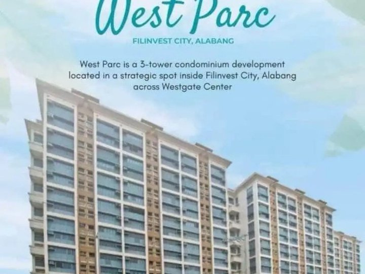 47.29 sqm 2-bedroom Condo For Sale in Westparc Alder Alabang Muntinlupa Metro Manila