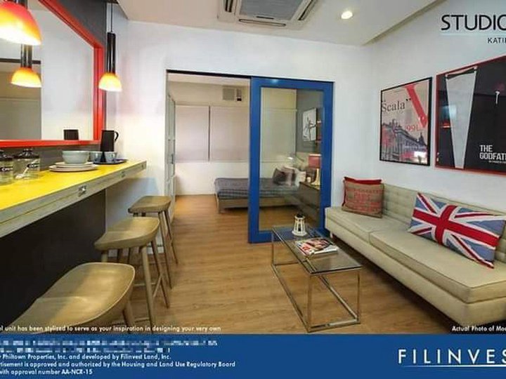 Rent-to-Own condominium in Studio A Katipunan Quezon City