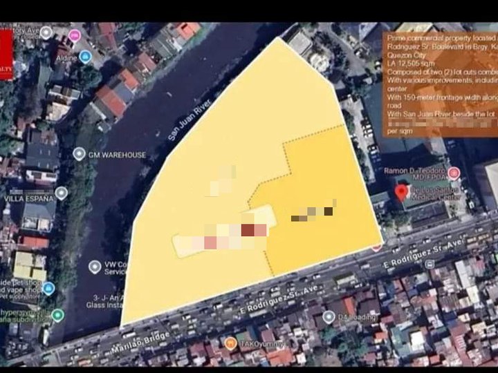 1.2 Hectare Lot in E. Rodriguez Sr. Ave, Quezon City