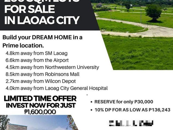 200 sqm Residential Lot For Sale in Laoag Ilocos Norte