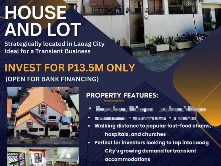 Ready For Occupancy 9-bedroom House and Lot For Sale in Laoag Ilocos Norte