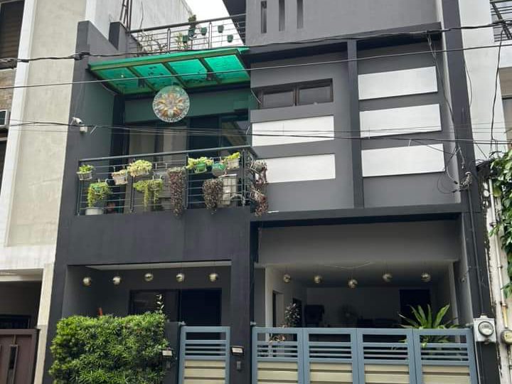 3 STRY HOUSE AND LOT FOR SALE IN CONGRESSIONAL AVE QC NEAR SM NORTH