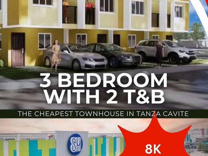 3bedroom townhouse pre selling at biga Tanza