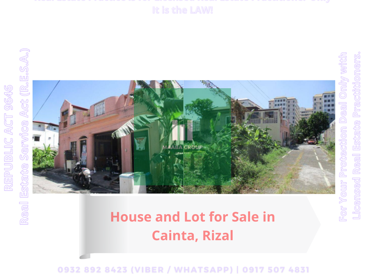 House and Lot for Sale in Cainta, Rizal