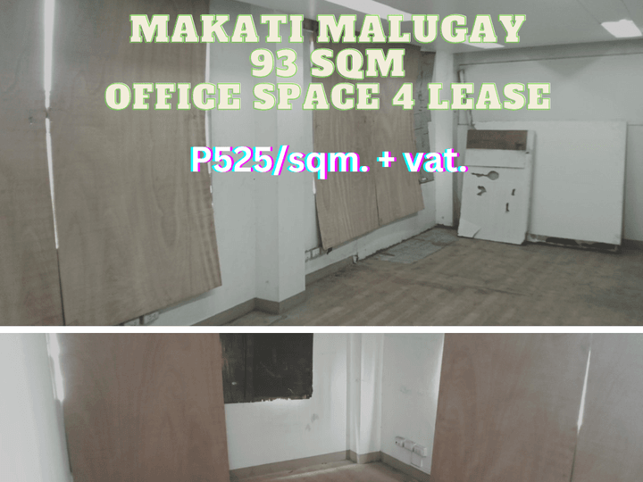 Makati Malugay 93sqm. Office Space For Rent!