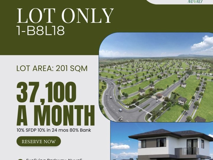 Averdeen Estates Nuvali pre-selling lot for sale