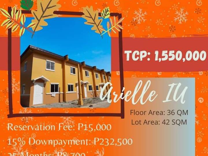 Affordable  2 Bedrooms Townhouse in San Ildefonso Bulacan