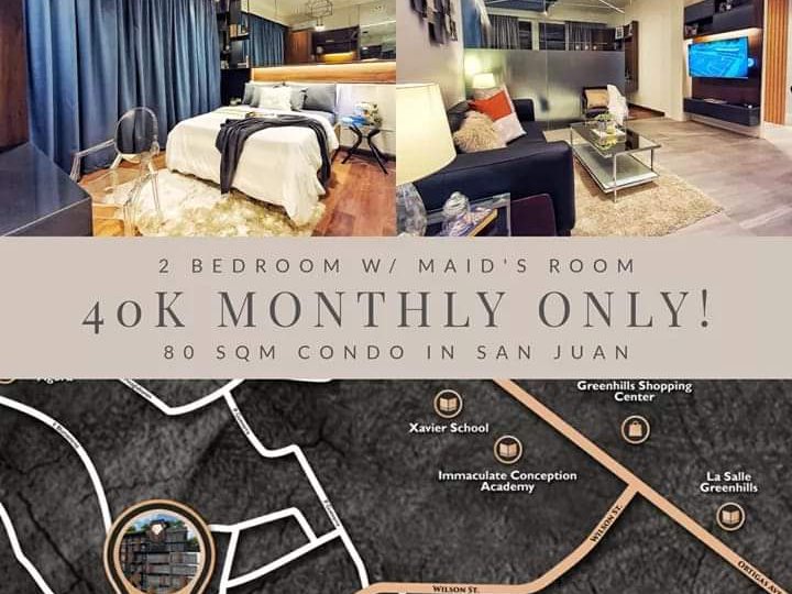 2-4 bedroom High-end Pre-selling condo for sale in GreenhillsSan Juan