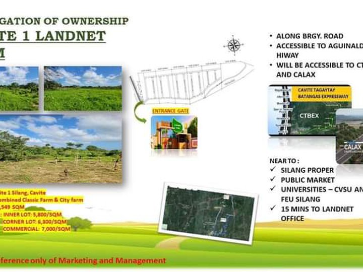 Residential and Commercial Farm Lot in Balite Silang For Sale