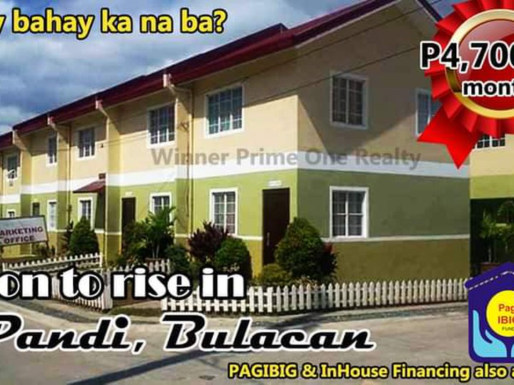 Soon to Rise in Pandi Affordable Townhouse