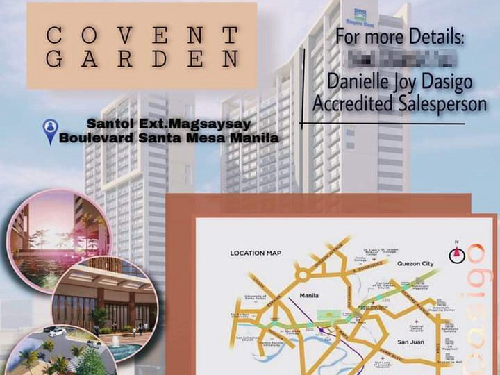 25K MONTHLY 2BR RENT TO OWN CONDO IN STA MESA MANILA NEAR UNIVERSITIES