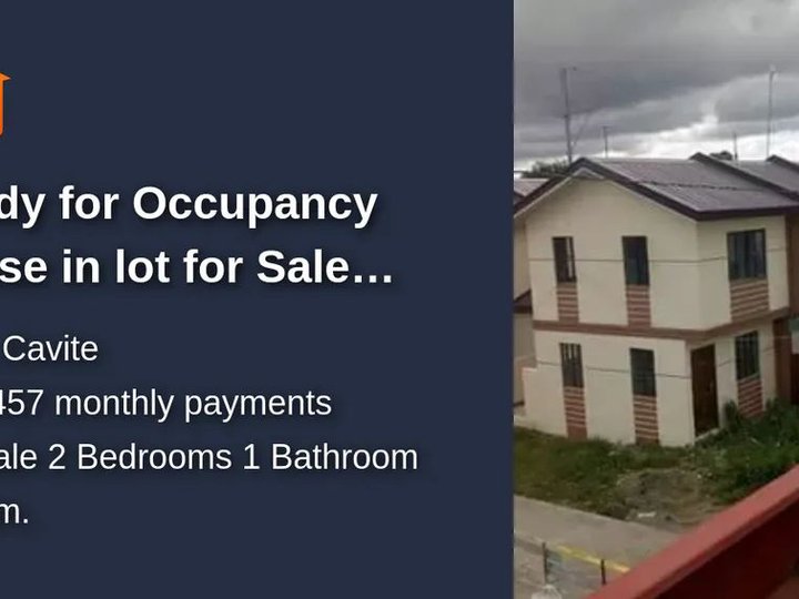 Ready for Occupancy House in Lot for Sale!!!!