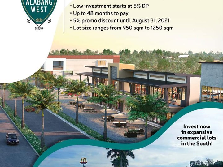 Commercial lot for sale in Alabang West by Megaworld
