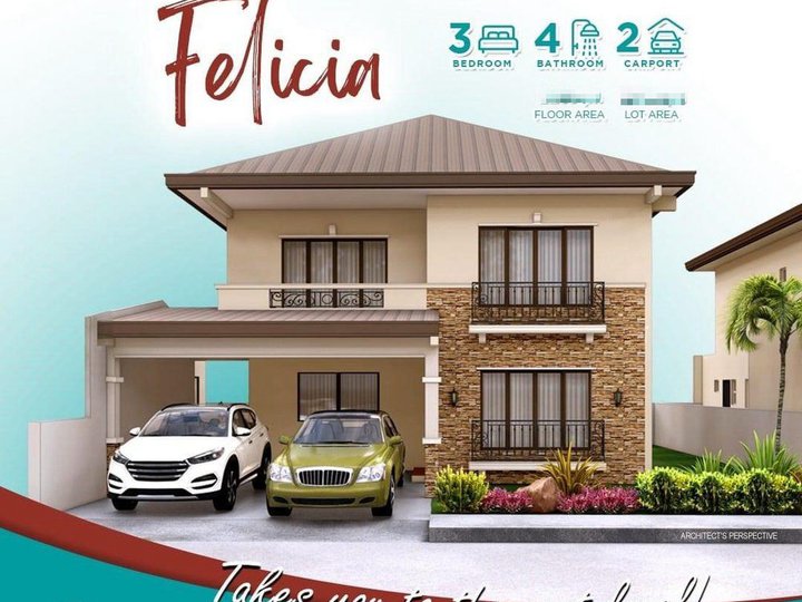 For Sale House And Lot 3-Bedroom|2 Carport In Andorra Solana Casa Real Pampanga | Felicia Model Unit