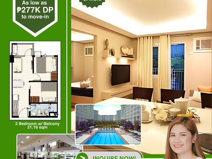 Ready for Occupancy RFO Rent to Own Condo in Paranaque SMDC Field Residences near NAIA Airport