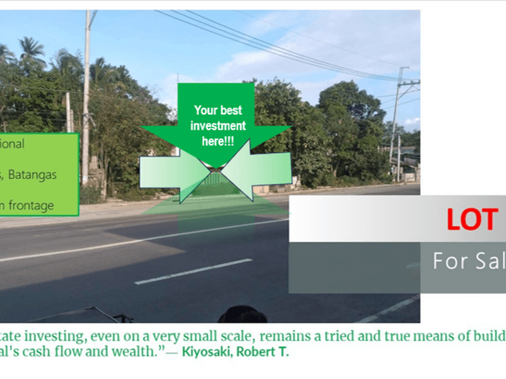 Lot along National Highway in Santo Tomas, Batangas For Sale