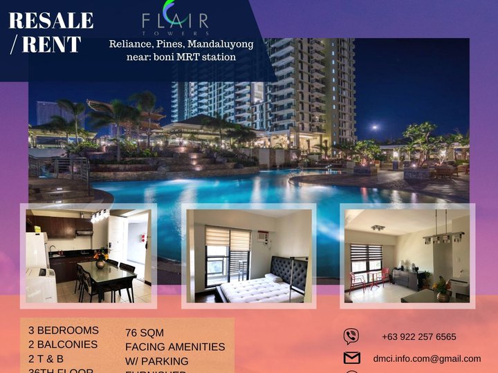 RESALE FLAIR TOWERS IN MANDALUYONG