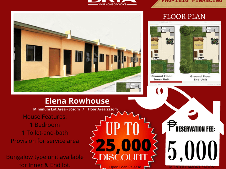 Rowhouse in Santa Cruz Laguna FOR ONLY 5K MONTHLY- PAG-IBIG LOAN