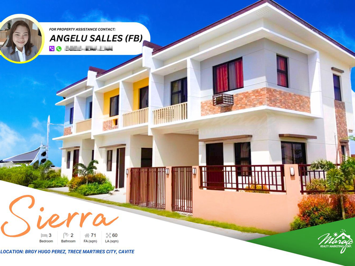 SIERRA Model | 3-bedroom Townhouse For Sale