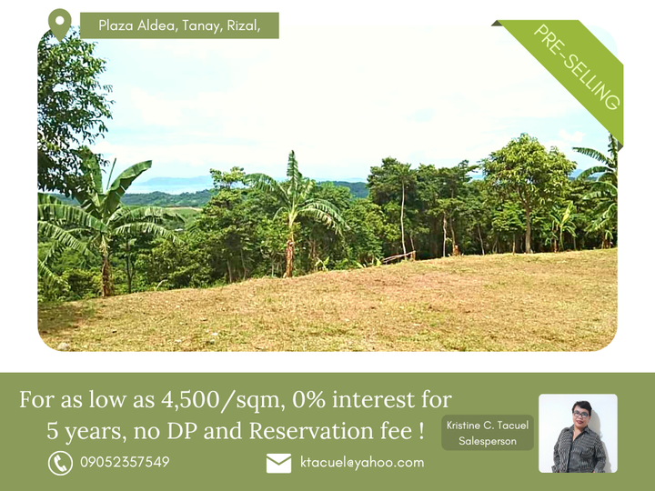80 sqm Residential Lot For Sale in Tanay Rizal