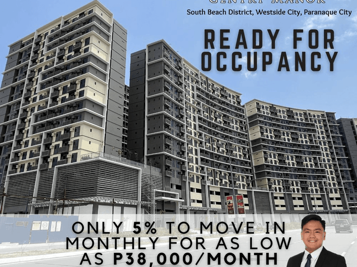 Gentry Manor - RFO Condo beside Okada Manila (37sqm)