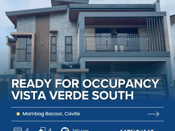 Brand New House and Lot in Vista Verde South Bacoor Cavite