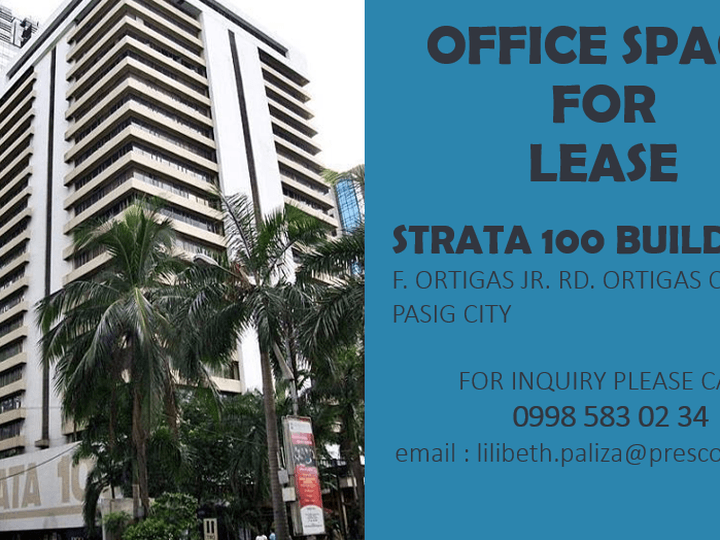 Office Space for Rent 50 - 200 sqm (rates are 550/sqm) + Assoc Dues