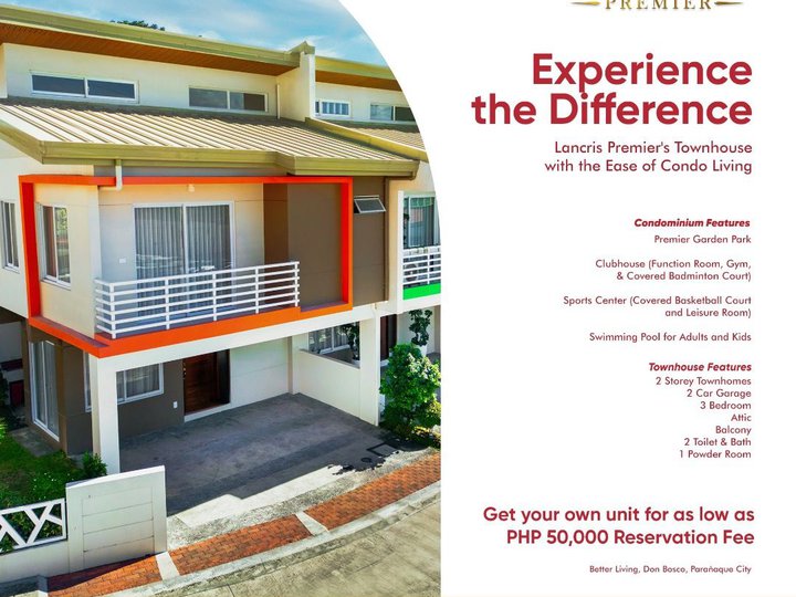 Corner Unit Townhouse FOR SALE in Don Bosco Better Living | Paranaque