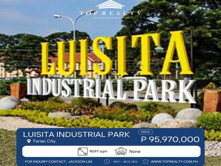 For Sale: 9597sqm Industrial Lot in Tarlac Industrial Park Tarlac City