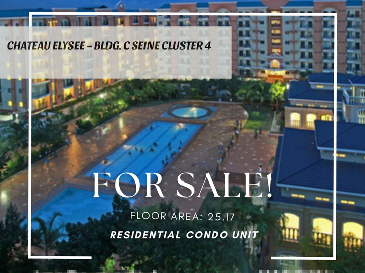 25.17 sqm 1-bedroom Condo For Sale in Paranaque Metro Manila
