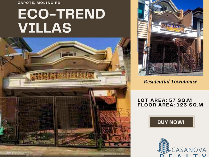 3-bedroom ECO TREND VILLAS Townhouse For Sale in Bacoor Cavite