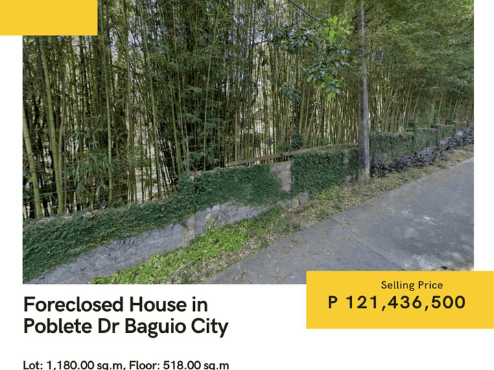 Foreclosed Mansion in the heart of Baguio City