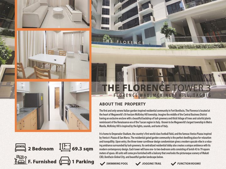 THE FLORENCE, Mckinley - 2BR - FOR LEASE